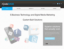 Tablet Screenshot of codesagetechnology.com